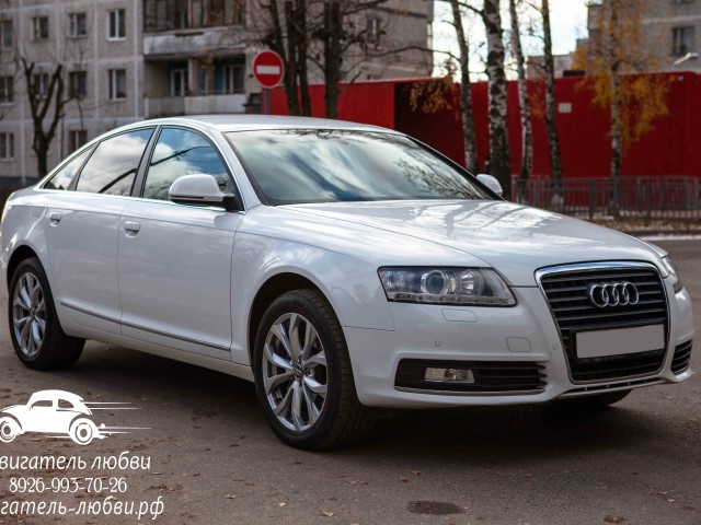 Заказ автомобиля Audi A6 на свадьбу