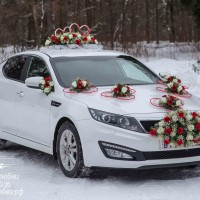 аренда свадебных украшений на автомобили