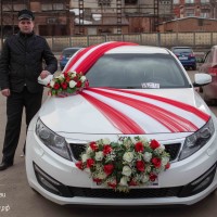 свадебная машина kia optima в орехово-зуево