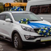 свадебная машина kia sportage